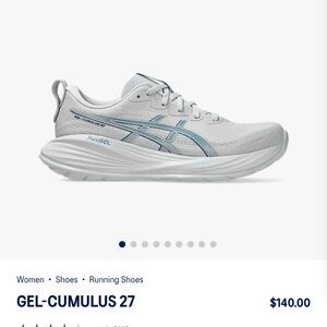 Asics GEL-CUMULUS 27 in Concrete and Winter Sea